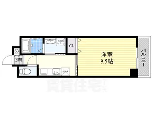 ライジングヴィラ葵【7階】の間取り