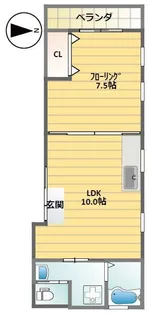 アーバンイマイII【3階】の間取り