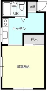 コーポ桜井【1階】の間取り