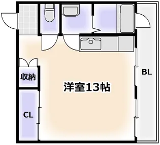 光和ハイツ【3階】の間取り