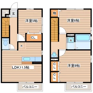 エムフィールド南中山の間取り