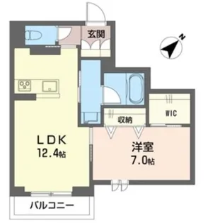シェリエ【1階】の間取り