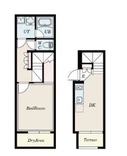 PASEO白山I II【1階】の間取り