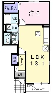 エアリーズ シエロ A【1階】の間取り