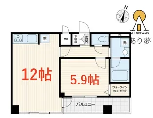 PALWISH弘明寺【3階】の間取り