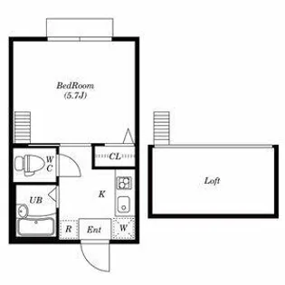 アテネコート田端【1階】の間取り