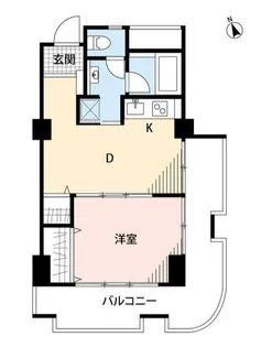 東武ときわ台駅南口サンライトマンション【4階】の間取り