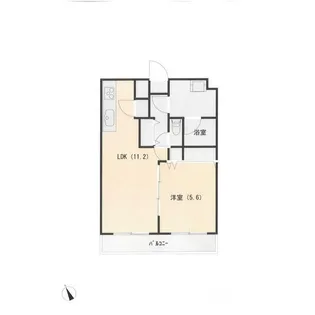 フローレンス【1階】の間取り