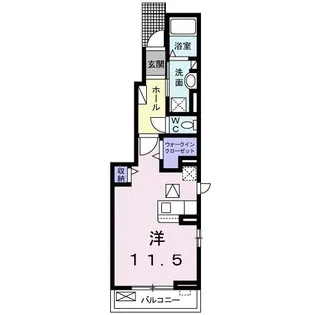 シエロ荏隈【1階】の間取り