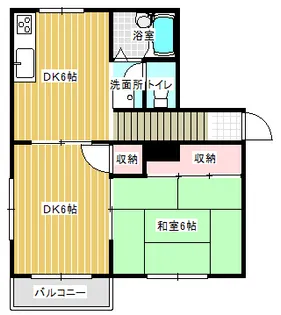 ガーデンハウス1号館【1階】の間取り