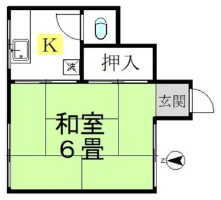 双葉荘【1階】の間取り