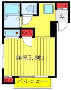 丸栄コーポ【2階】の間取り