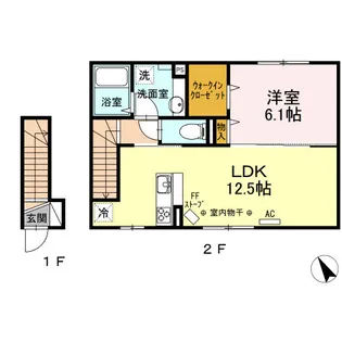 ポアナ【2階】の間取り
