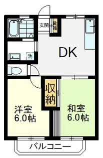 グリーンヒルズ内藤【1階】の間取り