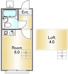 サンエール赤羽【1階】の間取り