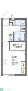 レオパレス天神林【1階】の間取り