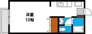 レジデンス西崎B【2階】の間取り