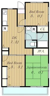 プラザMM【1階】の間取り