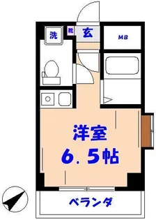 ジュネパレス市川第4【1階】の間取り