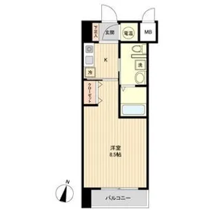 アントラ立町【4階】の間取り