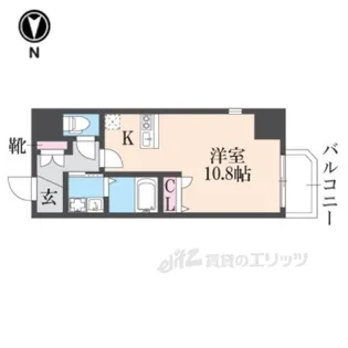 ONLYONE川西小花苑【4階】の間取り