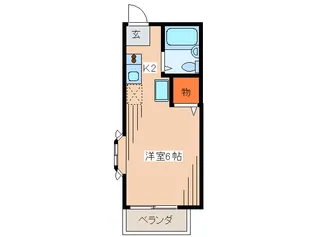 アビリティ アサオ【2階】の間取り
