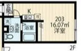 フィオーネ北赤羽【2階】の間取り