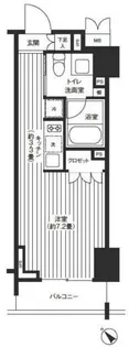 レジディア渋谷【10階】の間取り