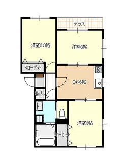 Maison Soleil【1階】の間取り
