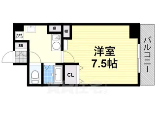 プレアデス烏ヶ辻【2階】の間取り
