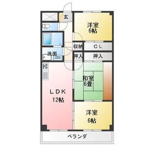 アヴァンセ・F【1階】の間取り