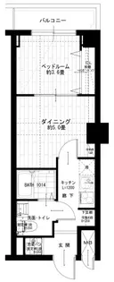 ライオンズプラザ南太田【2階】の間取り