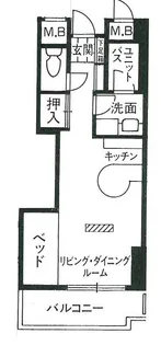 パセオ日之出II【2階】の間取り