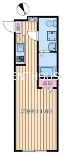 フランシール調布【1階】の間取り
