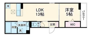 ラウレア【1階】の間取り
