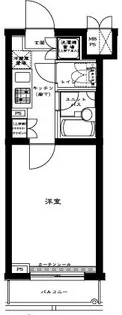 ルーブル早稲田六番館【4階】の間取り