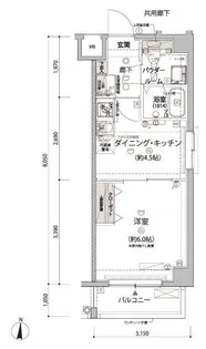 ARCOBALENO KAMEIDOII【3階】の間取り