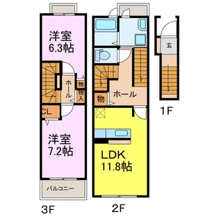 セレスティーノの間取り