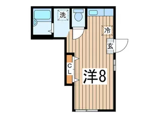 アップタウン【1階】の間取り