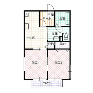 ハニーハイム【2階】の間取り