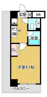 ロジェ今福鶴見【8階】の間取り