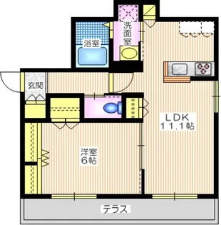 ESCALA新杉田【1階】の間取り