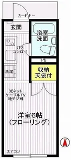 セントラルコーポS館【1階】の間取り