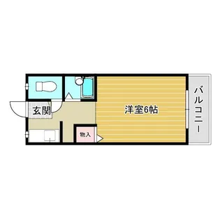 ホワイトハイツ春日【4階】の間取り