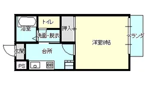 GB奥田【2階】の間取り
