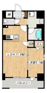 Residence Omiya Hikawasando【4階】の間取り