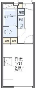 レオパレスサニーホームズ【1階】の間取り