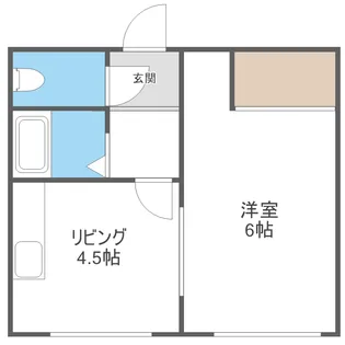 コーポさつき【2階】の間取り