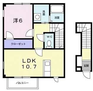 イノセント エンジェル【2階】の間取り