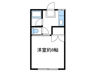 コーポコジマA棟【2階】の間取り